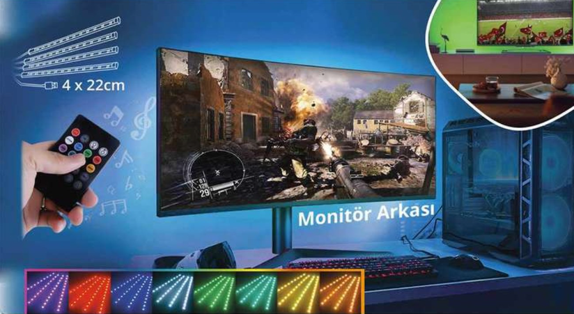 Akıllı TV Arkası LED Şerit